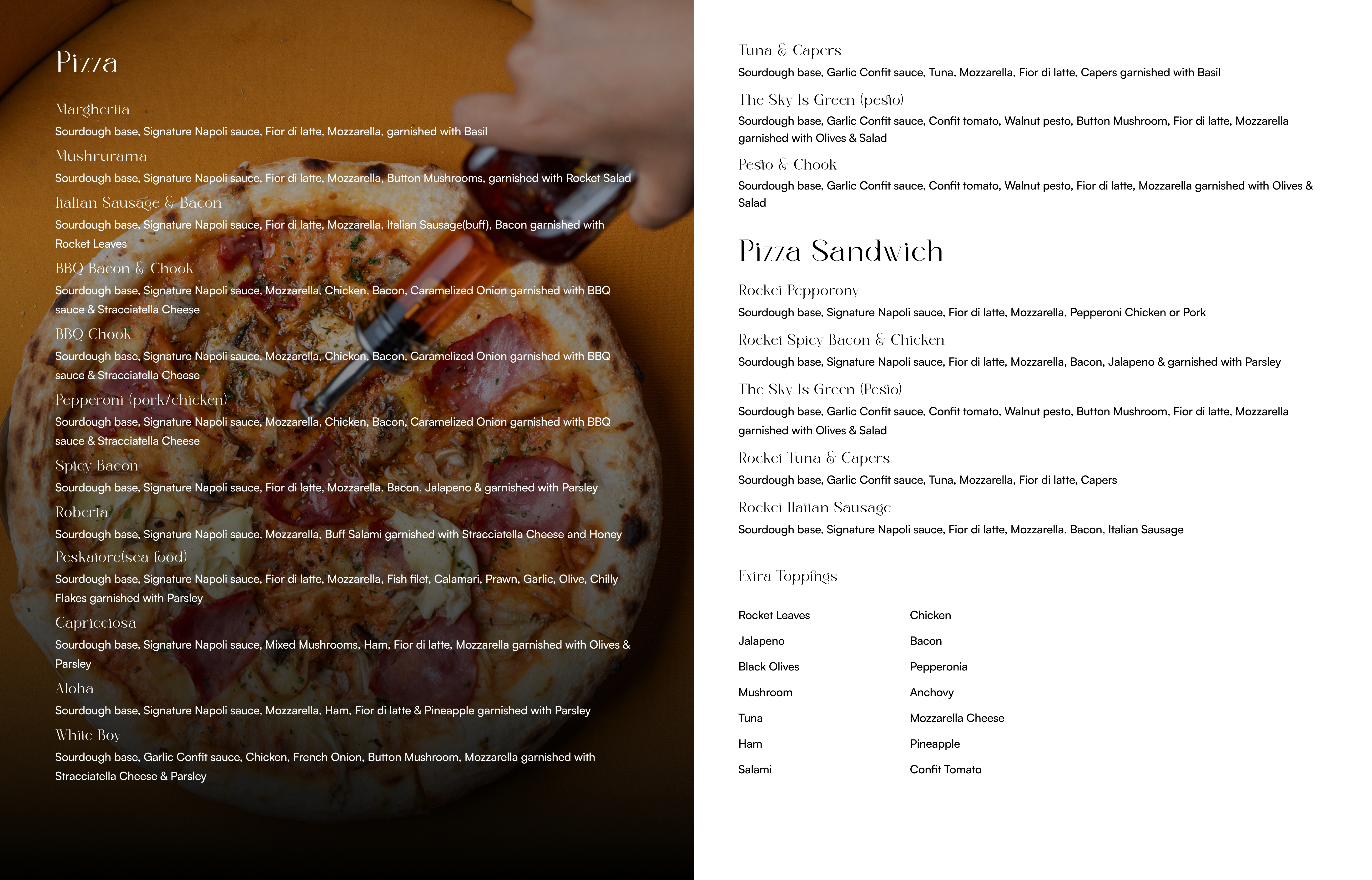 Pizza Menu 1