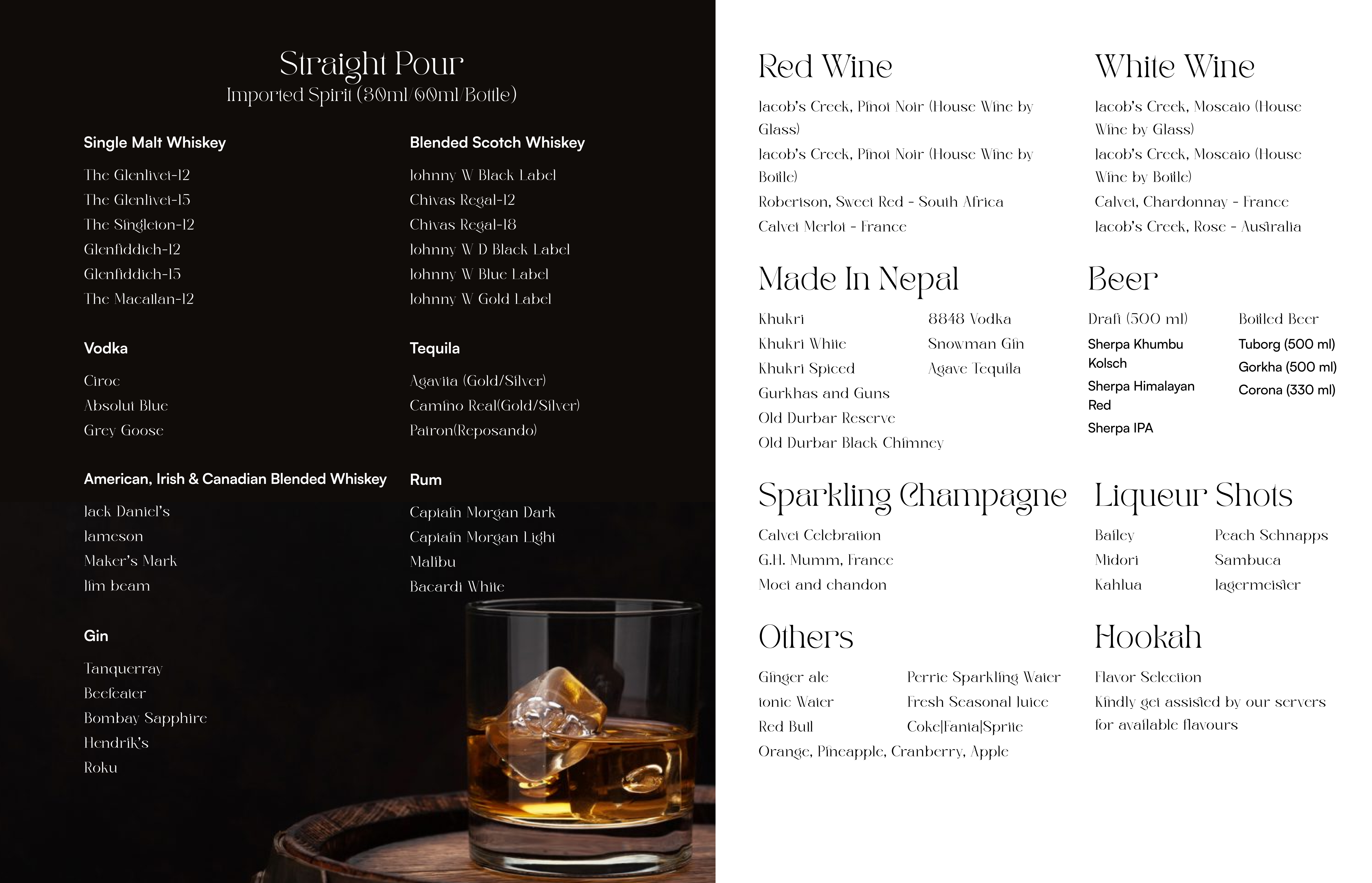 Drink Menu 2